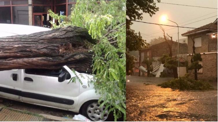 Un fuerte temporal azotó a Mar del Plata