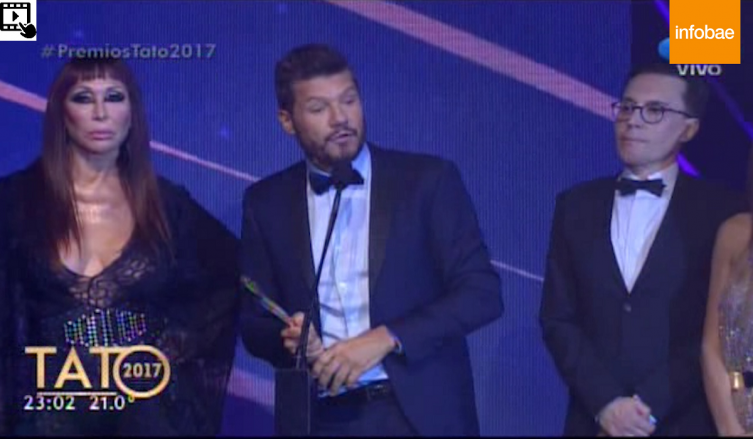 MARCELO TINELLI HABLÓ DEL CONFLICTO CON INDALO EN LOS PREMIOS TATO 2017