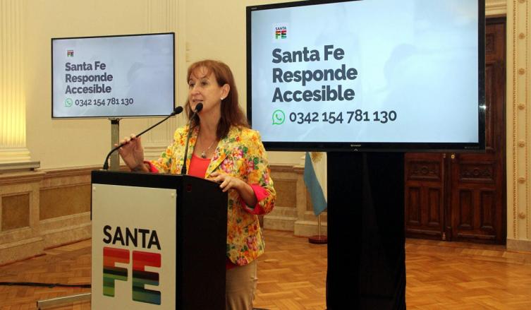 Presentó el proyecto “Santa Fe Responde Accesible” 