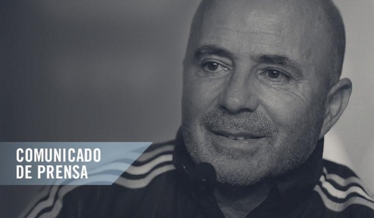 SAMPAOLI SE DISCULPÓ MEDIANTE UN COMUNICADO