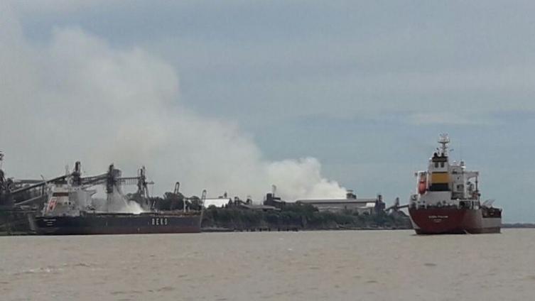 Las imágenes dentro de la empresa Cofco, ex Nidera.(Rosario3.com)