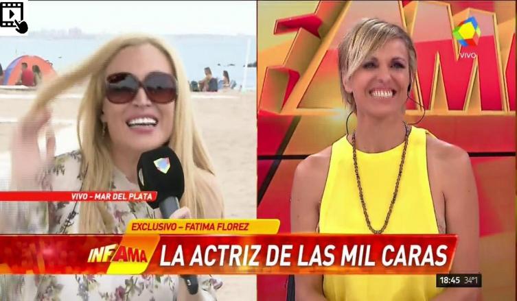 FÁTIMA FLÓREZ HABLÓ DE SU PARTICIPACIÓN CON SUSANA GIMÉNEZ