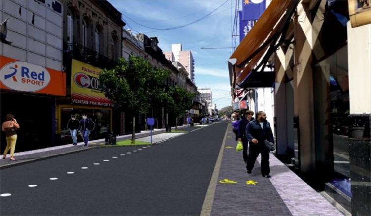 Un proyecto para remodelar tres cuadras de calle Mendoza