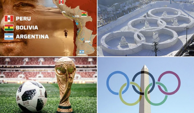 El Mundial de Rusia, los Juegos Olímpicos y más: así será el calendario deportivo del 2018