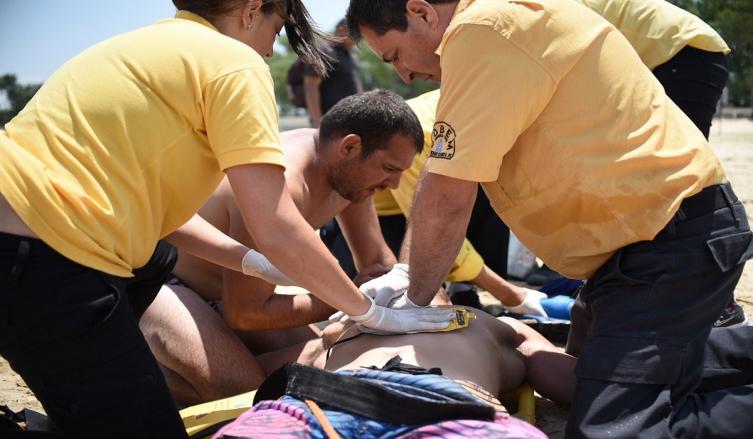 El Cobem y Guardavidas realizan simulacros