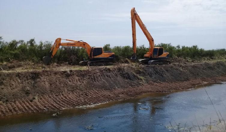 Reacondicionamiento de los arroyos Calavera, Las Penquitas y Los Corrales 