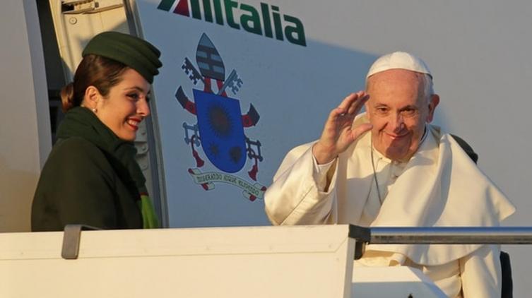 El papa Francisco llega a Chile