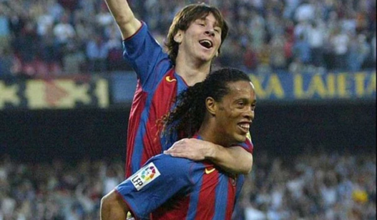 EL EMOTIVO MENSAJE DE MESSI A RONALDINHO POR SU RETIRO