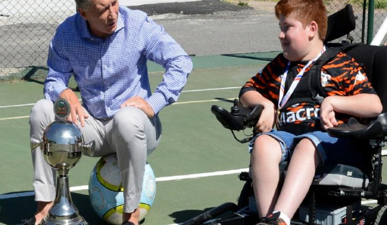  POWERCHAIR FOOTBAL: LOS TIGRES DE PACHECO VISITARON A MACRI