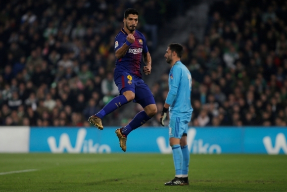 SUÁREZ LLEGÓ A LOS 100 GOLES EN LA LIGA DE ESPAÑA