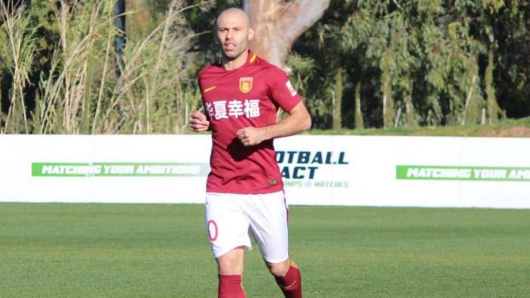 MASCHERANO DEBUTÓ EN EL HEBEI FORTUNE