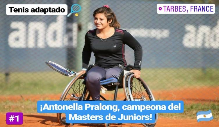 ¡ANTONELLA PRALONG, CAMPEONA DEL MASTERS DE JUNIORS!