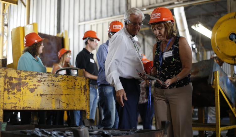 La ministra Ciciliani visitó la fábrica de herramientas Bahco