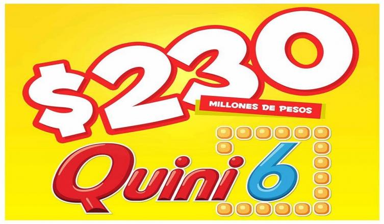 El Quini 6 continúa creciendo y se viene con $230 millones 