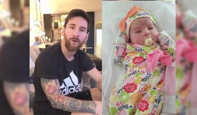 EL MENSAJE DE MESSI A LA FAMILIA QUE BAUTIZÓ LIONELA A SU HIJA