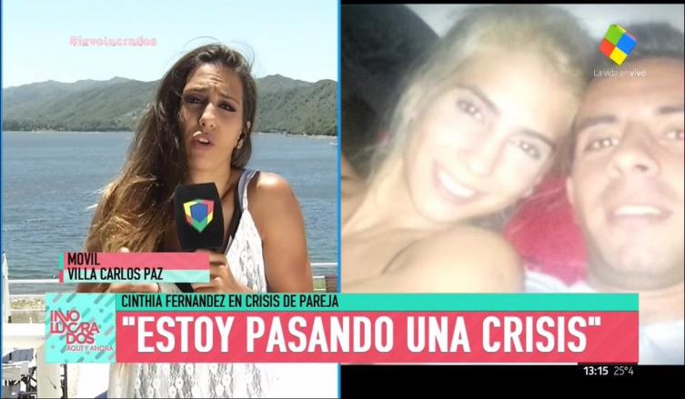 CINTHIA FERNÁNDEZ QUEBRÓ EN LLANTO Y ABANDONÓ EL MÓVIL