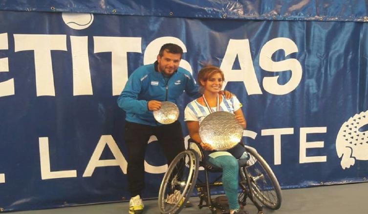 TENIS ADAPTADO: ANTONELLA PRALONG NO PIERDE UN PARTIDO DESDE OCTUBRE