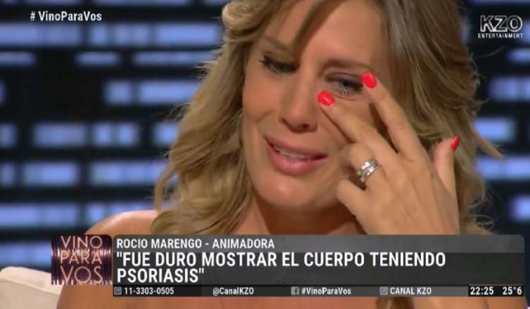 ROCÍO MARENGO SE QUEBRÓ AL HABLAR DE SU ENFERMEDAD