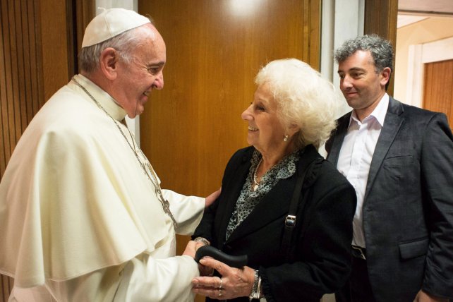 El Papa Francisco recibirá a Estela de Carlotto en la sede del Vaticano