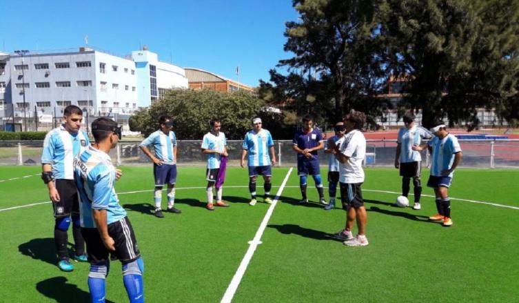 Fútbol para ciegos: Los Murciélagos tuvieron su primera concentración del año