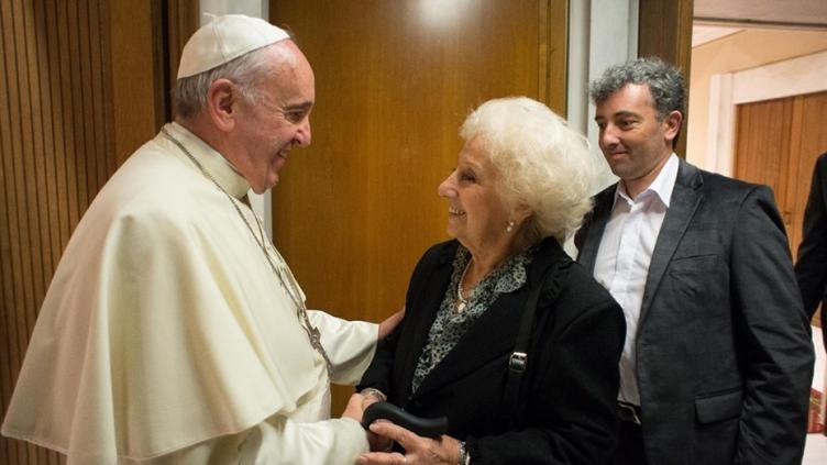 El Papa Francisco recibe a Estela de Carlotto en el Vaticano