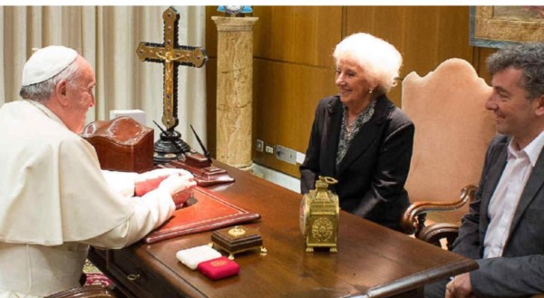 Carlotto, tras reunirse con el papa: “Está preocupado por Argentina”