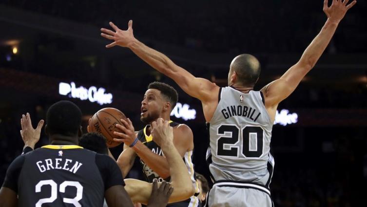 San Antonio Spurs tropezó y perdió ante Golden State Warriors