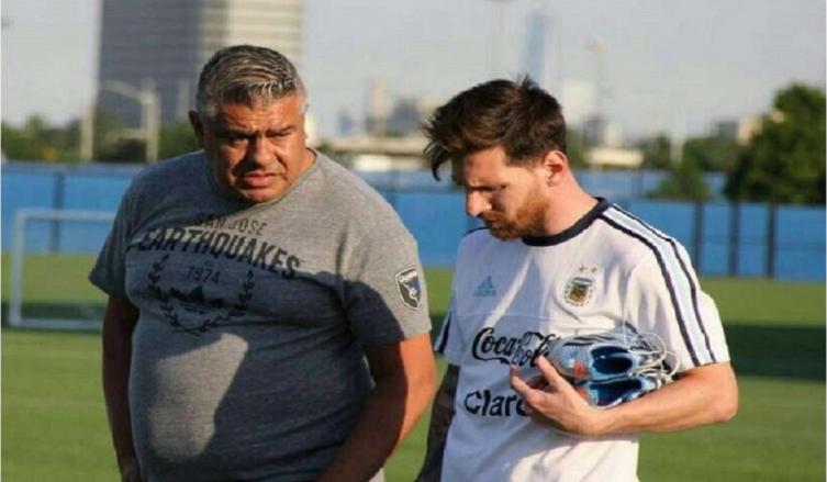Claudio Tapia y el pedido a Lionel Messi