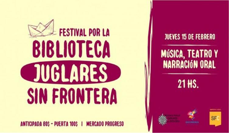 Festival a beneficio de la Biblioteca Juglares sin Frontera 