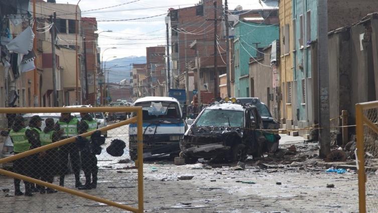 Investigan si dos explosiones en Bolivia fueron atentados