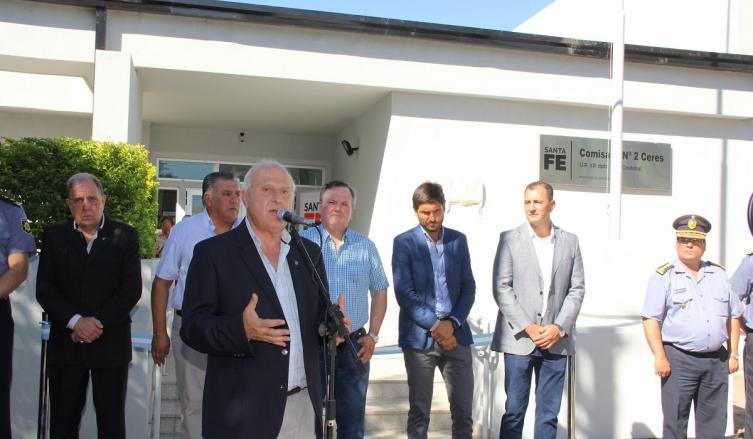 Lifschitz inauguró las obras de la Comisaria 2ª de Ceres 