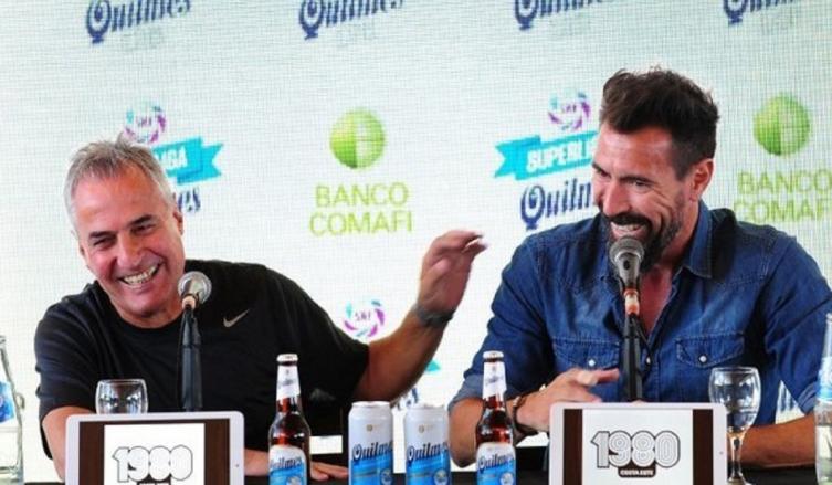 Madelón y Domínguez dieron el ejemplo y compartieron una conferencia previa al clásico