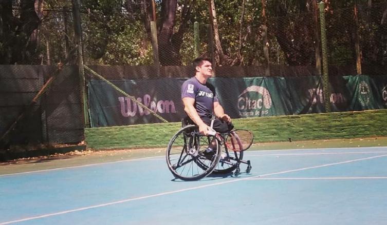 Tenis adaptado: Gustavo Fernández se prepara en Buenos Aires para la gira por Norteamérica