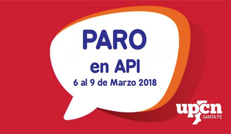 PARO de actividades del 6 al 9 de Marzo 