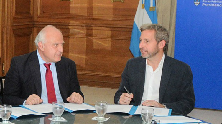 Lifschitz se reúne con Frigerio y Dujovne por la deuda