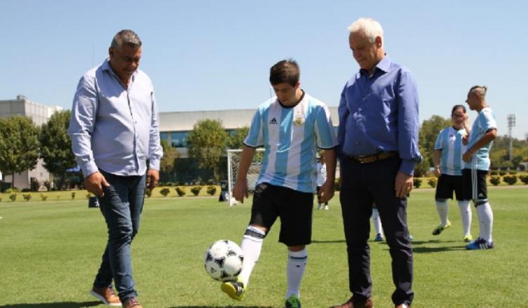Fútbol inclusivo: se presentó la selección argentina