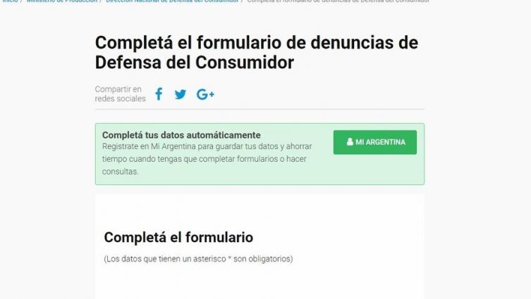 El Gobierno lanzó una web para agilizar los reclamos contra empresas