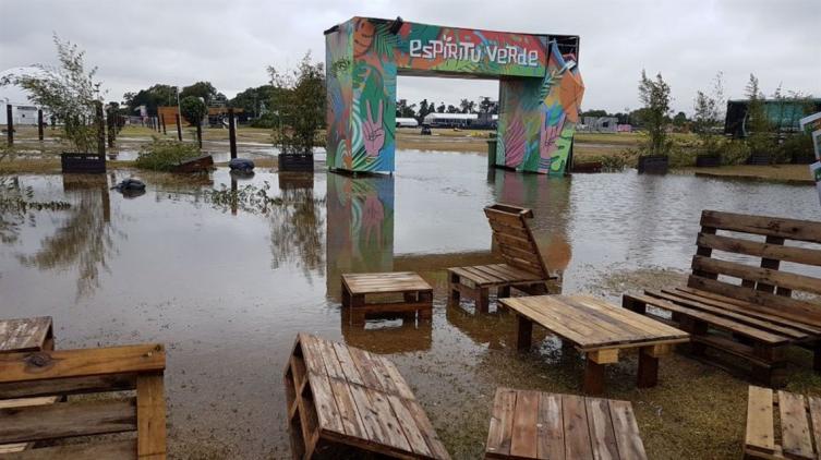 Tras el temporal, así quedó el predio del Lollapalooza
