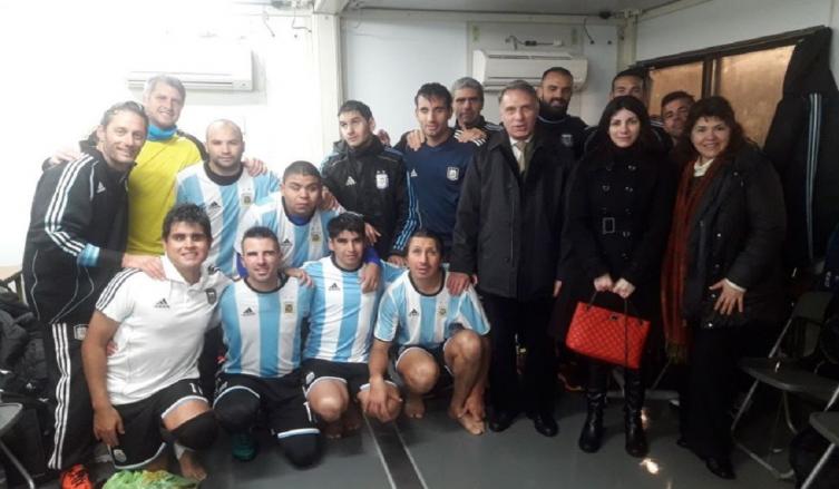 Fútbol para ciegos: Los Murciélagos golearon a Rusia en el debut en el Grand Prix