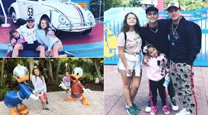 Las vacaciones familiares del Polaco con sus hijas en Disney