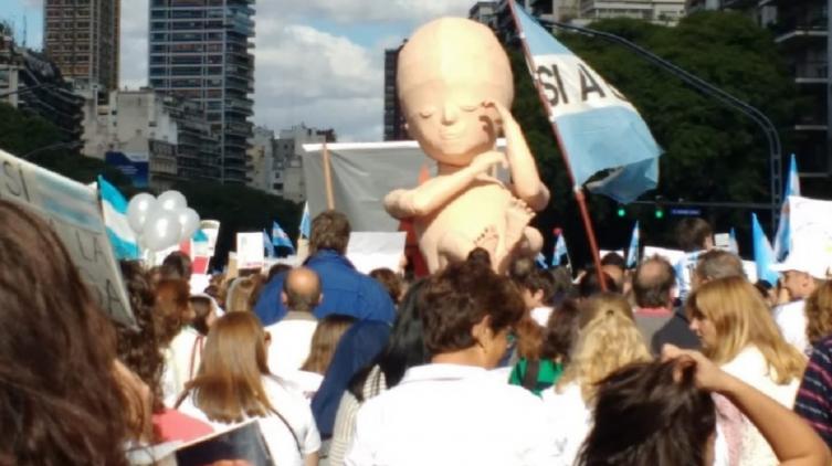 Marchas en varios puntos del país contra la legalización del aborto