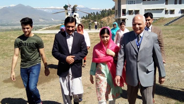 Malala volvió a su pueblo natal, donde fue atacada en 2012