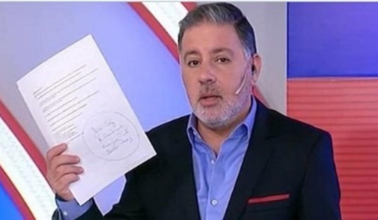 El descuido de Fabián Doman al aire: mostró los nombres que denunció Natacha Jaitt