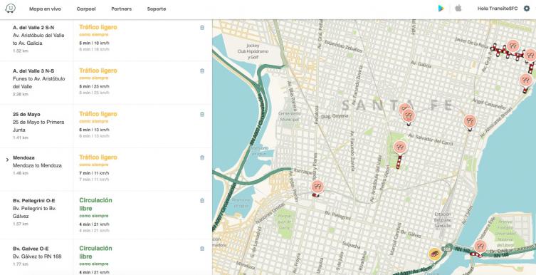 Santa Fe se une al programa “Ciudadanos conectados” de Waze