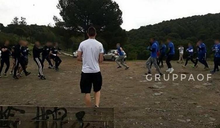 Dos barras se citaron por redes sociales y se pelearon, en un campo y sin armas
