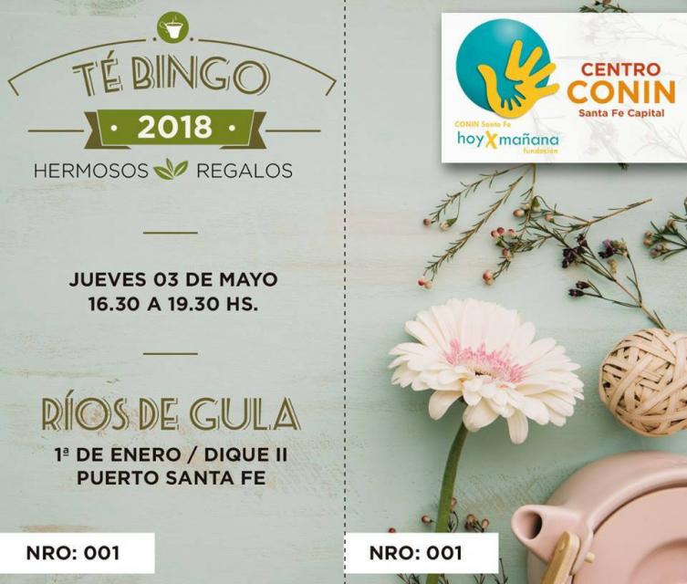 CONIN realiza su habitual Té Bingo