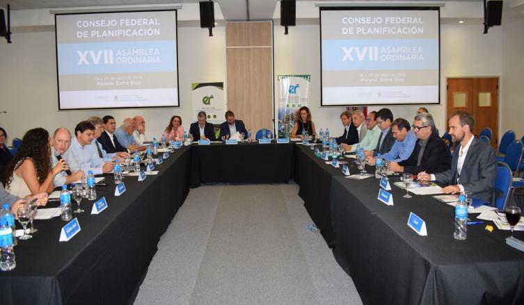 XVII asamblea del Consejo Federal de Planificación y Ordenamiento Territorial 