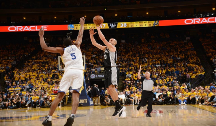 ¿El último partido en la carrera de Ginóbili? Los Warriors eliminaron a los Spurs en los playoffs