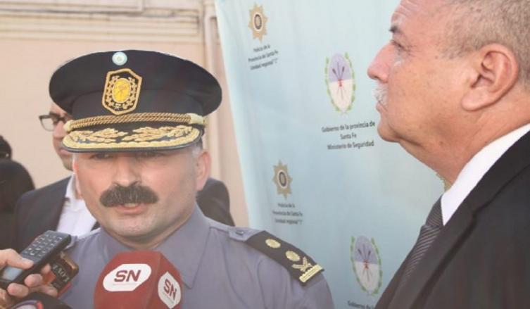 Asunción. Pereyra, al momento de ser nombrado jefe de la Unidad Regional I. Gentileza/ Ministerio de Seguridad