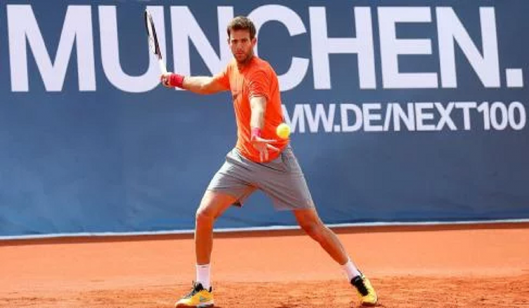 Juan Martín del Potro se entrena en Madrid para regresar al circuito la semana próxima